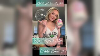 Kyliekate69 go watch my birthday cake smash xxx onlyfans porn video