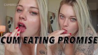 Miss ruby grey - cum eating promise cambrotv