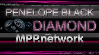 Penelopeblackdiamond - penelopeblackdiamond bigbustystar has a dildo affairs with inch latin lover x