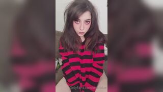 Mikiblue - mikiblue spooky season day im freddy krueger and i have giant tits