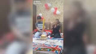 Boyfriend fucked his girlfriend after birthday celebration