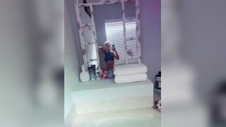 Toni Storm Nude Mirror Posing Porn Video