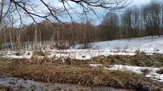 Thelazycouple russian amateur teen outdoor blowjob video