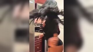 Brittanyrenner nudes booty shake in kitchen