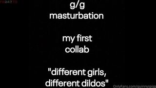 QuinnysPiggies different girls different dildos porn video