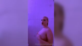 Annafaith nude shower video