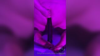 Obedientocean love having tight little asshole stretched this huge cucumber felt good onlyfans porn video xxx