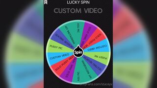 Staceyv ✨SPIN THE WHEEL✨ ❤️‍_ Spin ❤️‍_ Spins $15 ❤️‍_ onlyfans porn video xxx