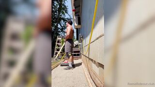 Reeserideout handyman reese rideout back laying sidewalk for the first time but you nee xxx onlyfans porn videos