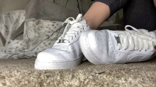 Waifufeetmilk shoes shoes off nylon sweaty sock removal onlyfans porn video xxx