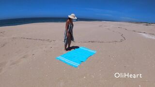 Itsoliheart full video 7 doing naked yoga at a nude beach so much joy on this video xxx onlyfans porn videos