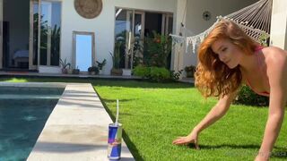 Jia lissa sippin red bull by the pool and touching myself xxx onlyfans porn videos