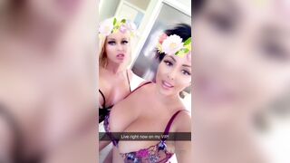 Theonlykiaramia open your messages for this video purple lingerie scene with nikki delano @nikkidelano xxx onlyfans porn videos