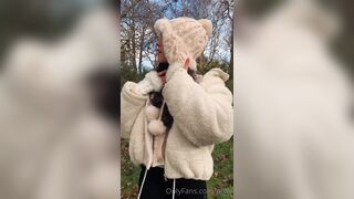 Pixei ❄️outdoor winter blowjob facial mins ❄️ winter walks are always fun with xxx onlyfans porn videos