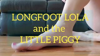 Longfootlola repost the tale longfoot lola & the little piggy too much toe sucking gets onlyfans porn video xxx