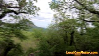 Miss4motivated - Exhibitionist Girl walks in the mountains