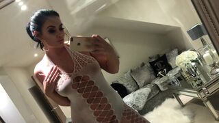 Emmagreen video juicy bum in crotchless fishnet bodystocking and stripper heels xxx onlyfans porn videos