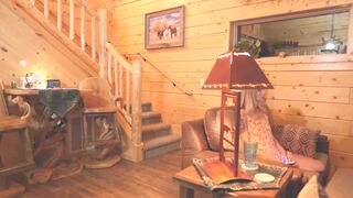 Thisisfreakingfun eli winding down her mountain cabin when there knock the door who onlyfans porn video xxx