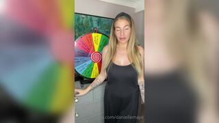 Daniellemaye 3 spins for bri lucky man xx xxx onlyfans porn videos