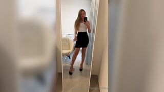 Pricktease way relax after long day watch showing off sexy body wearing office skirt then xxx onlyfans porn videos