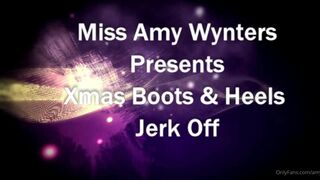 Amywynters clip another custom from last xmas for your wanking pleasure xmas boots heels joi xxx onlyfans porn videos