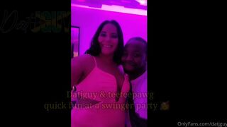 Datjguy 8 16 mins went to a swinger house party and ran into @teeteepawg know the fans woul xxx onlyfans porn videos