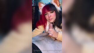 Gummyghostgirl watch me be a good little puppy and edge daddy before taking a cum shot to the face xxx onlyfans porn videos