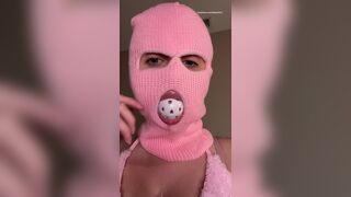 Tabs24x7 Loooook made SUPER drooly diy ball gag that matches one ski masks wanted one onlyfans porn video xxx