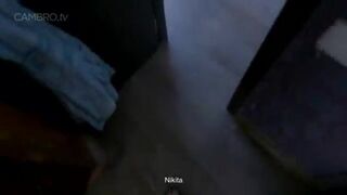 While the stepmother sleeps he gets a blowjob