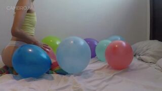 Booty_factory - I Love Balloons - Amateur Teen Latina Solo Webcam Show
