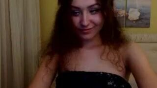 Mia Screams striptease & blue dildo play snapchat premium porn videos
